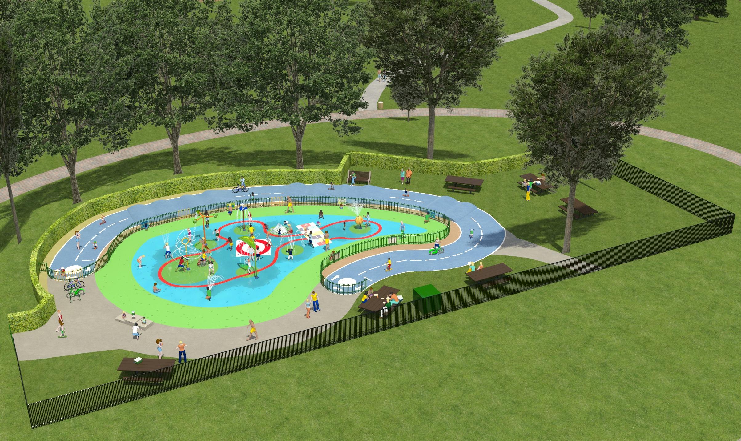 Work to start on new splash park in Hinksey Park | Oxford City Council