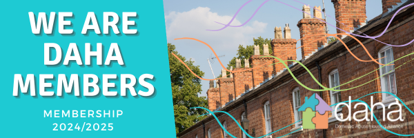 Domestic Abuse Housing Alliance (DAHA) accreditation banner