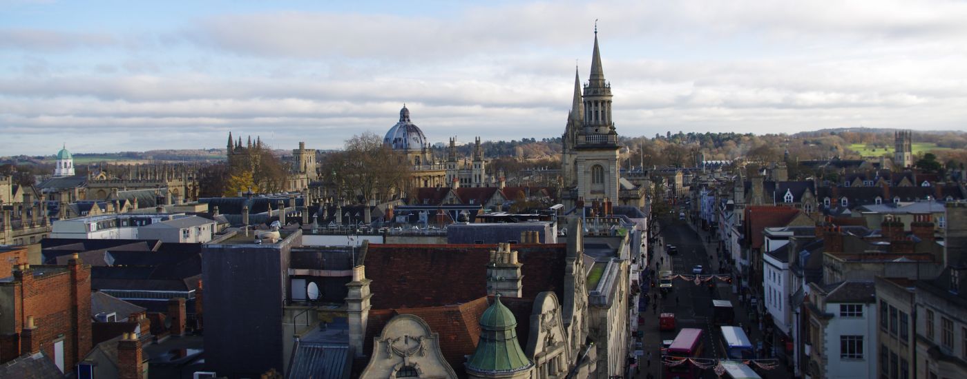 View of Oxford skyline from Carfax Tower