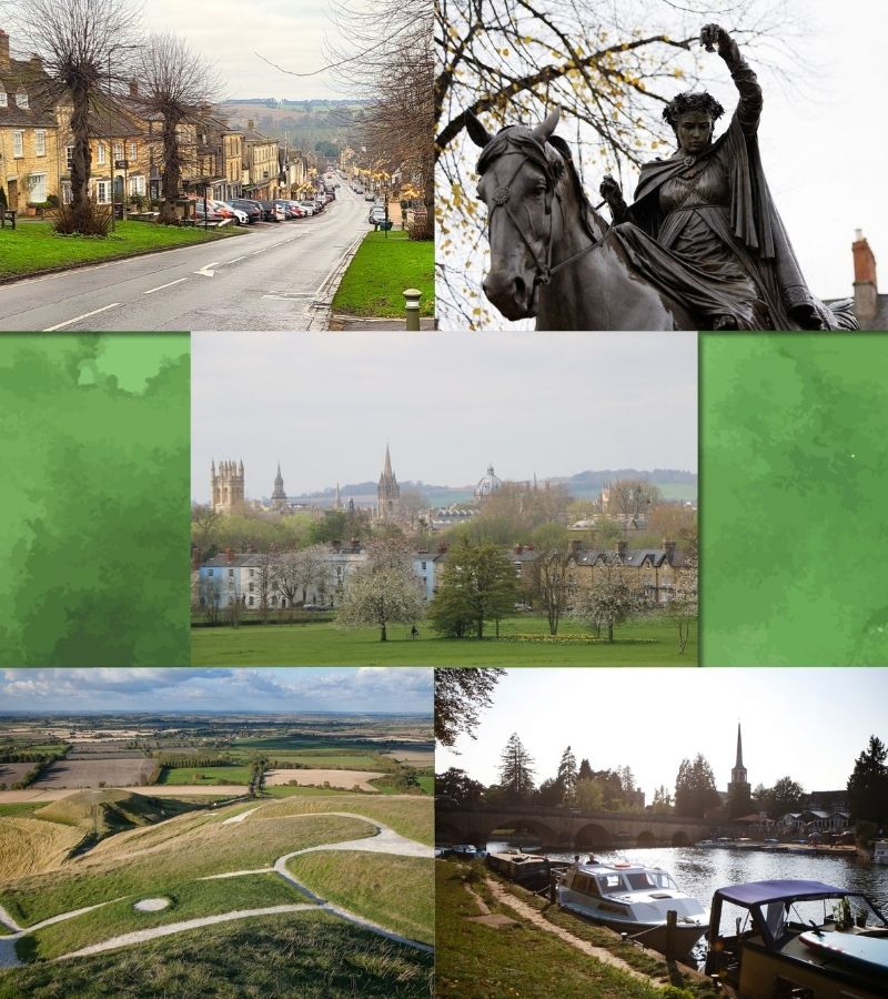 Collage of Oxfordshire locations