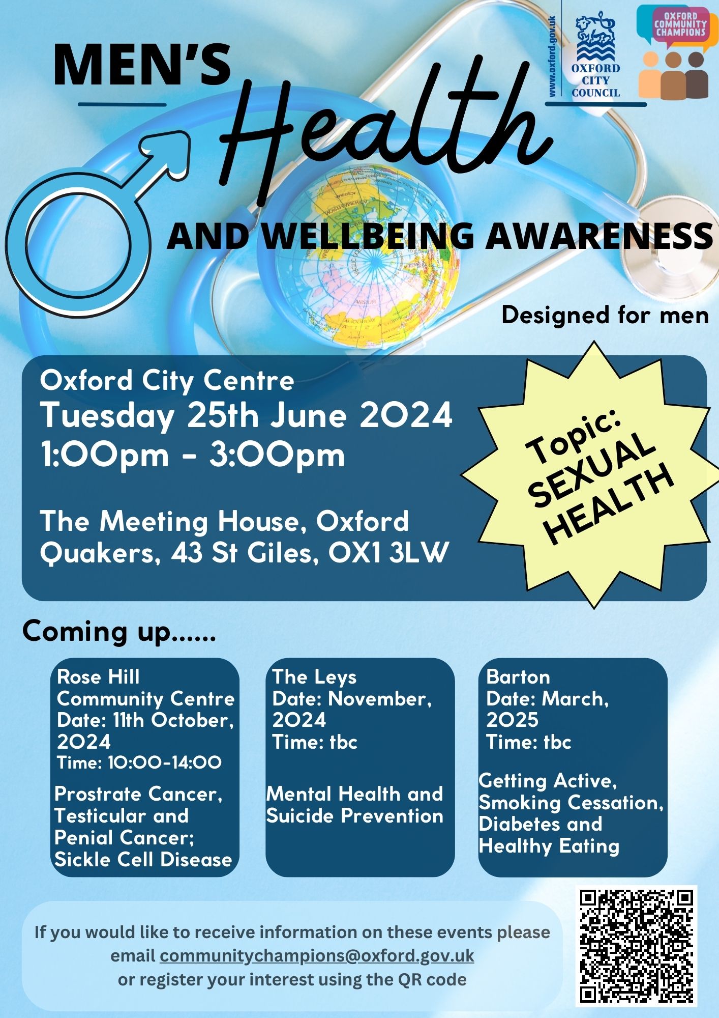 Men's Health Workshop Flyer
