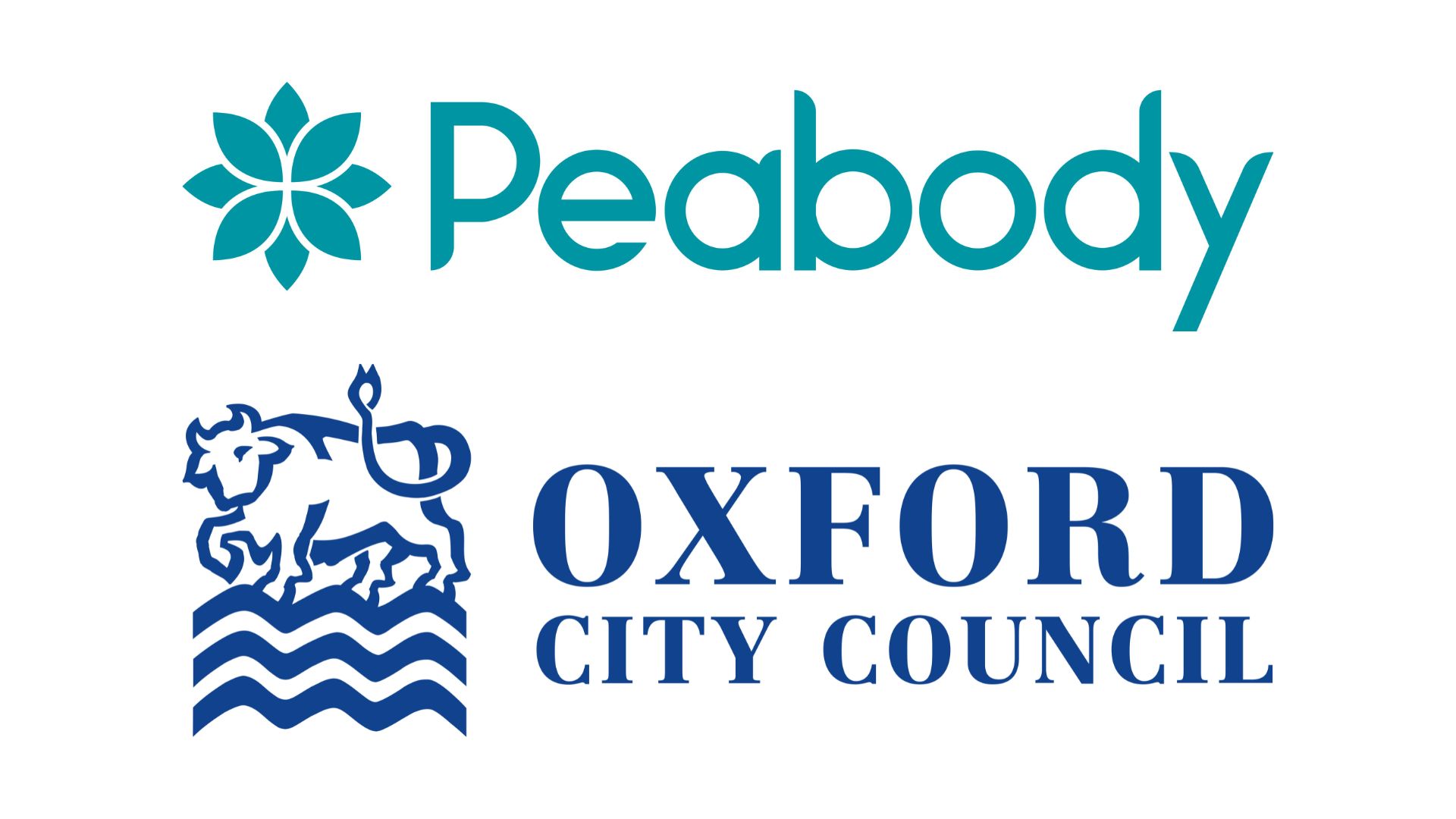 Peabody and Oxford City Council logos