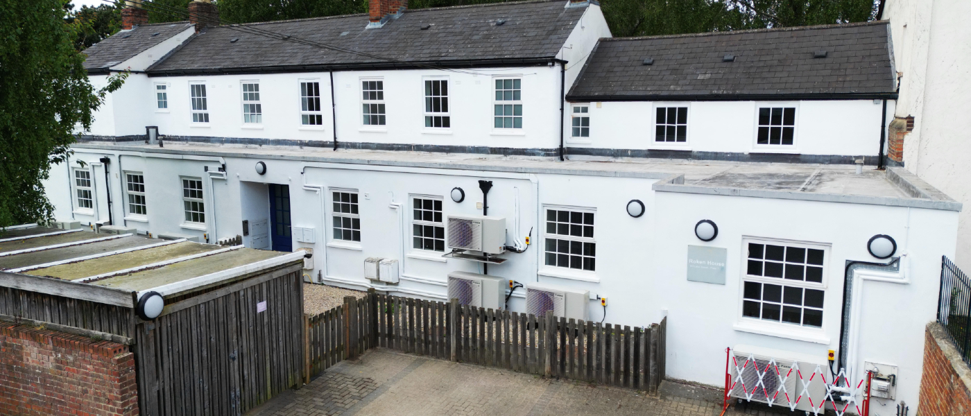 Aerial photo of Roken House