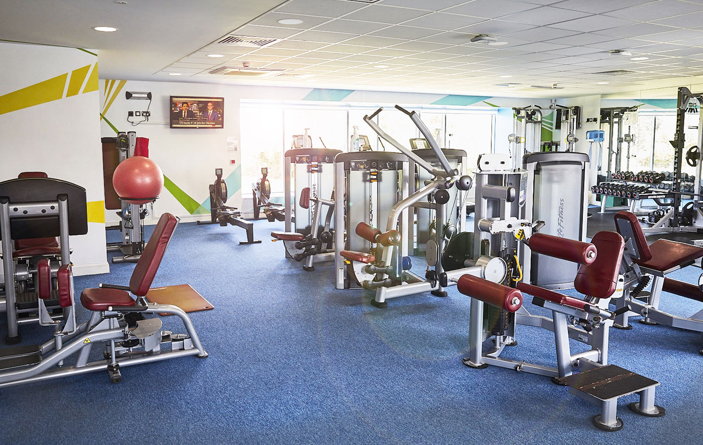 Gym equipment at Rose Hill Community Centre gym