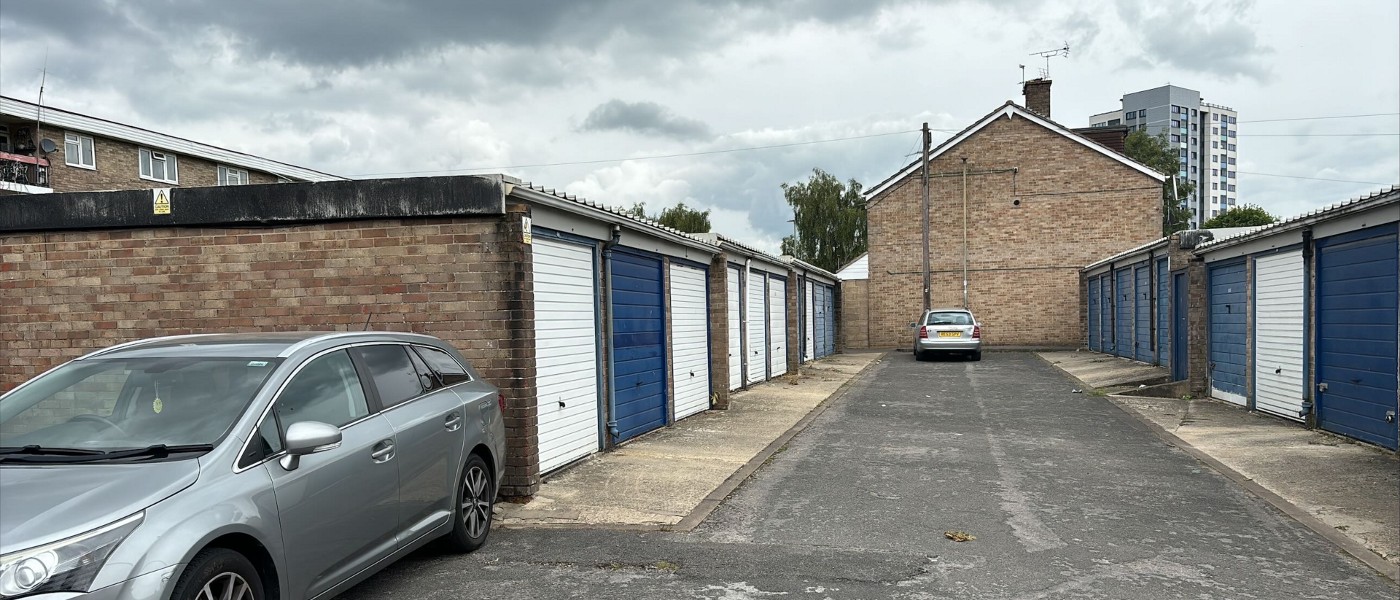A garage site in Blackbird Leys